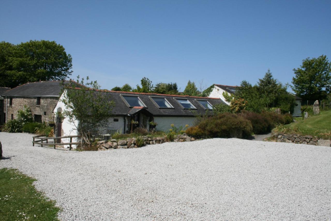 Cosy Barn On Rural Smallholding With Alpacas, Goats & Pigs Stithians Extérieur photo